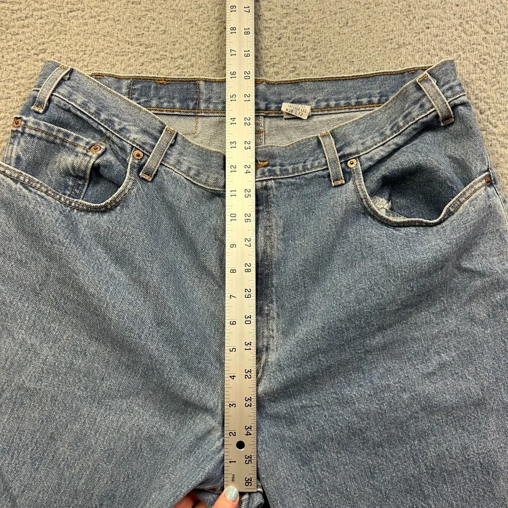 VTG Levis 560 Jeans Mens 38x32 Blue Loose Baggy Tapered Made In USA Y2K